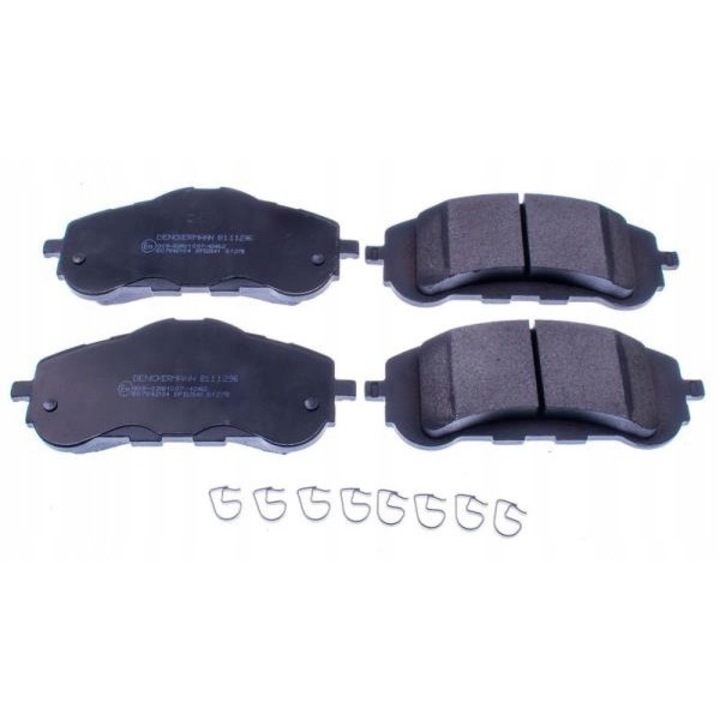 4db fékbetét készlet, Denckermann, B111296, fekete