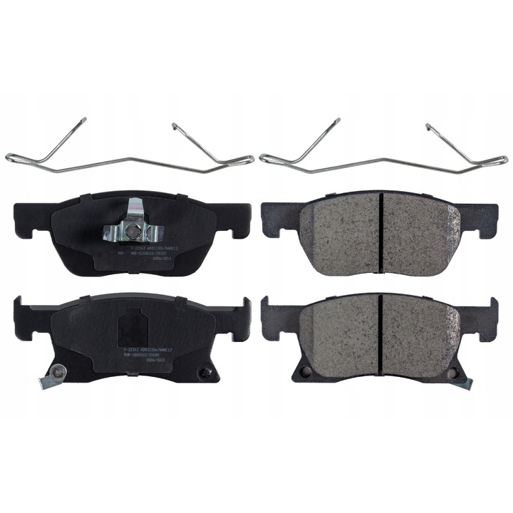 Fékbetétek, FEBI BILSTEIN, 116239, Fekete