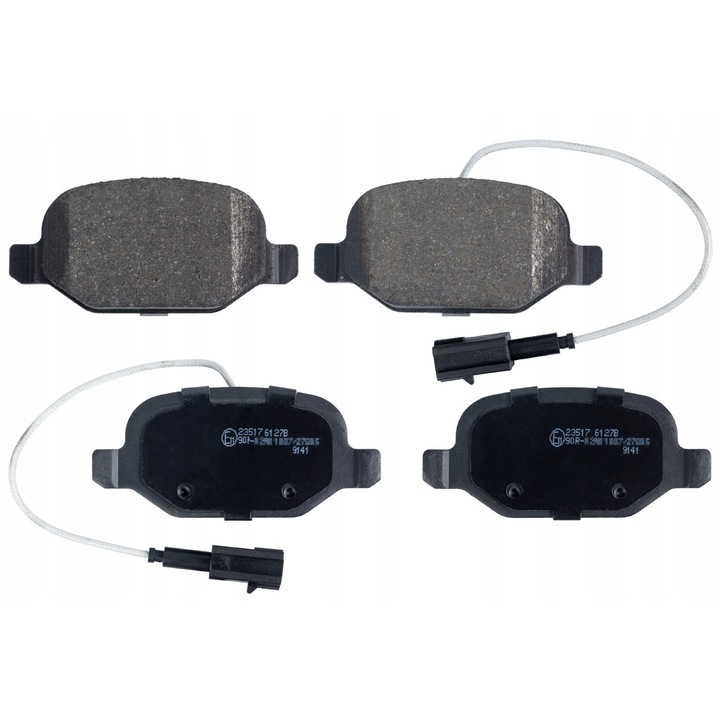 Fékbetétek, FEBI BILSTEIN, 116423, fekete/szürke