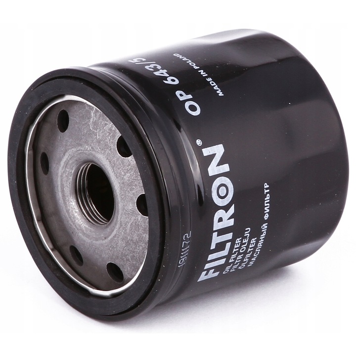 Olajszűrő, Filtron, OP 643/5, Fekete