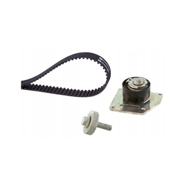 Fogasszíj készlet, GATES, K015654XS, fekete/ezüst