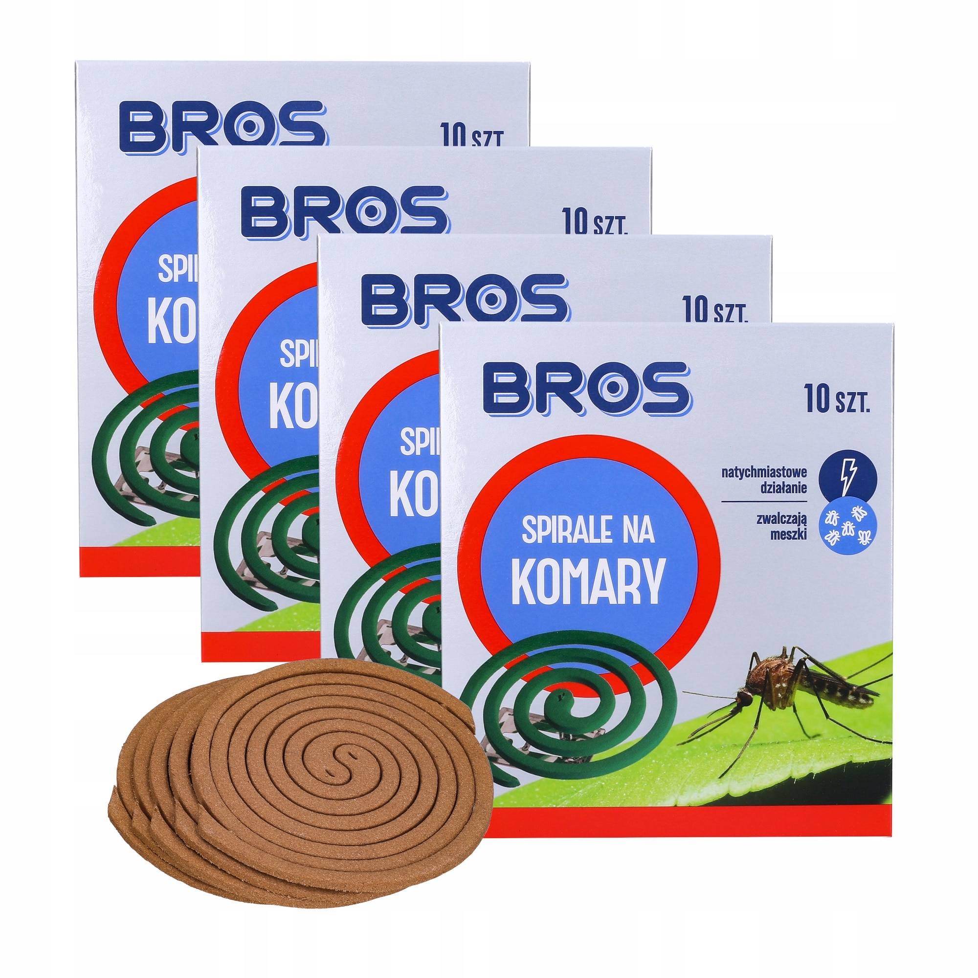 Set 10 Spirale insecticide, Bros, Impotriva tantarilor, Multicolor ...