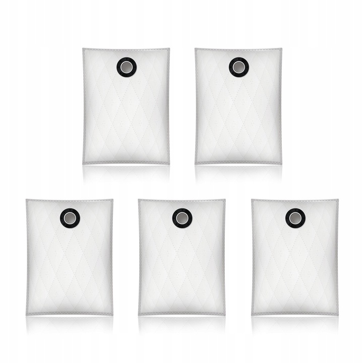 Set 5 saci pentru MAKITA 440 448 GISOWATT GSMB02W, Microtextil, Alb