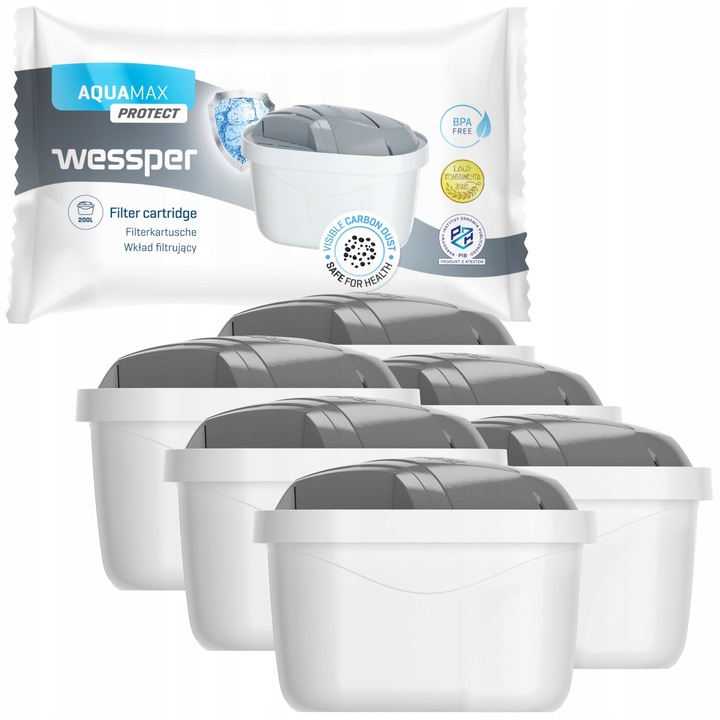 Set filtre pentru cana filtranta, Wessper, 6 bucati