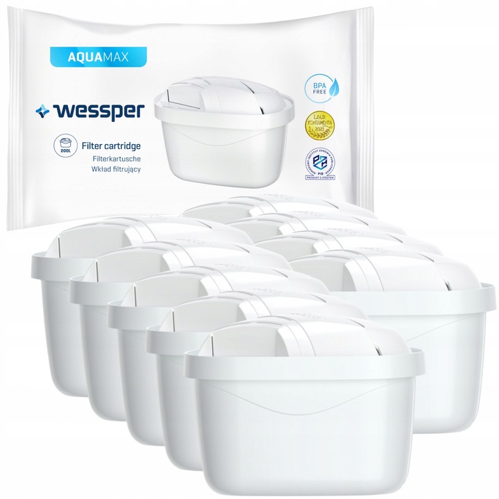 Szűrőkészlet Brita Maxtra+ szűrőkancsóhoz, Wessper, 9 db