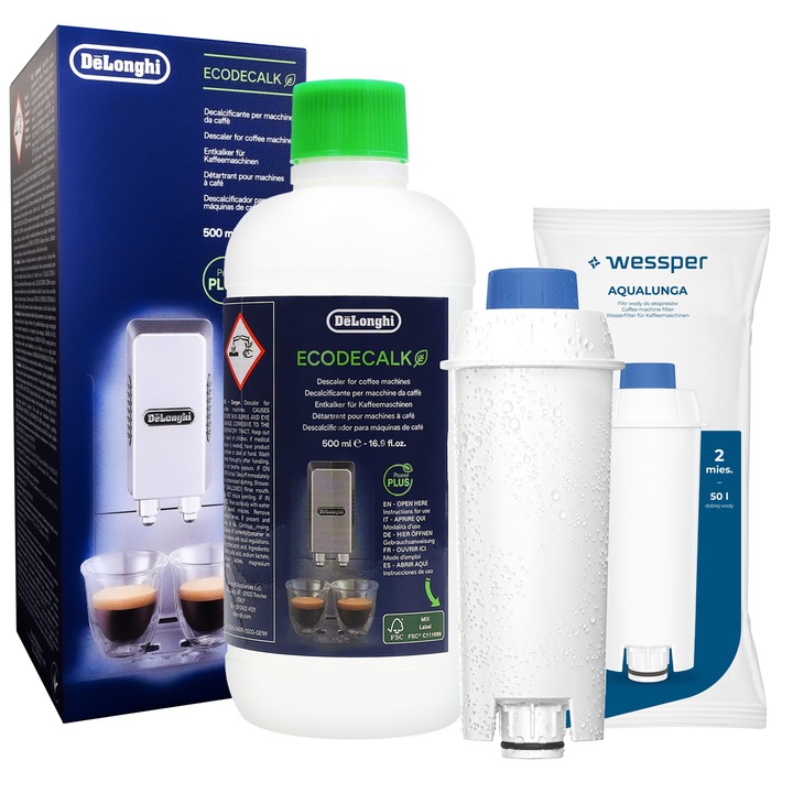 Kit de curatare pentru aparat de cafea Delonghi, Wessper, Multicolor