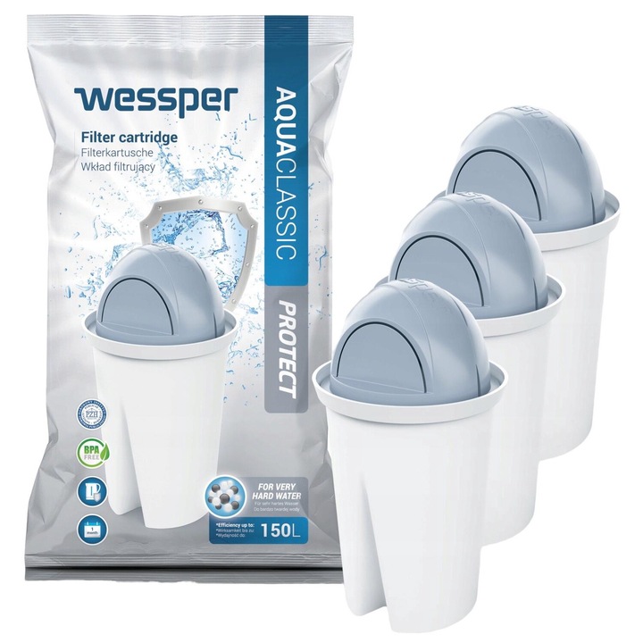 Set filtre pentru cana filtranta, Wessper, 3 bucati