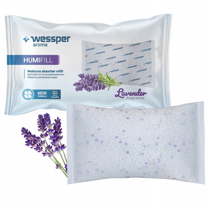 Set 500 cartuse absorbante de umiditate, Aquafloow, Alb