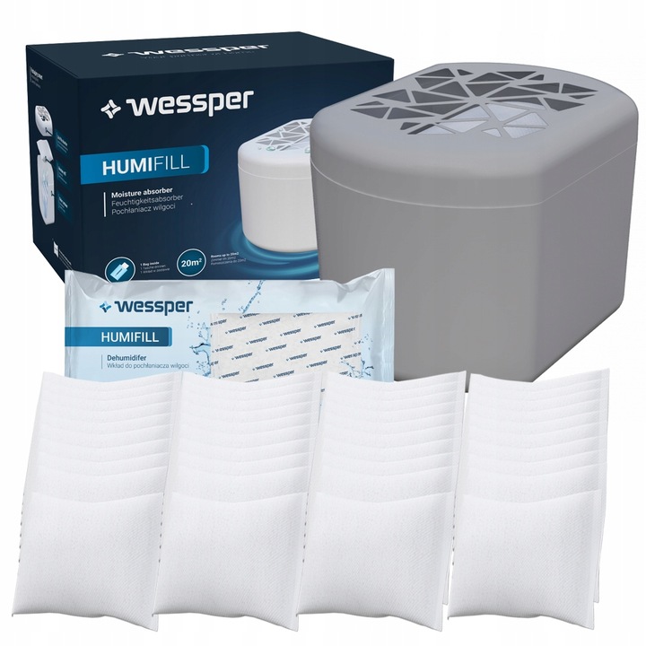 Set 24 rezerve absorbant umiditate universal, Sillar, 250 g