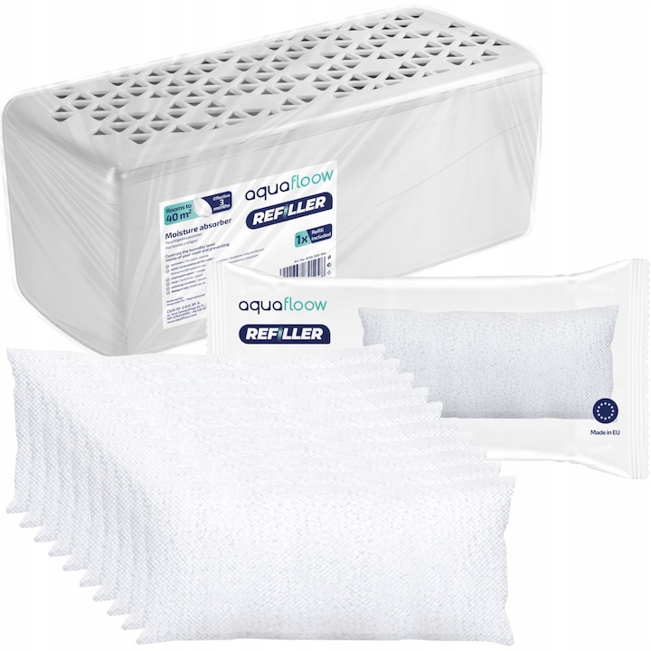 Rezerve absorbant umiditate Wessper HumiFill 250g, miros lemongrass, 20x, eficacitate 3 luni