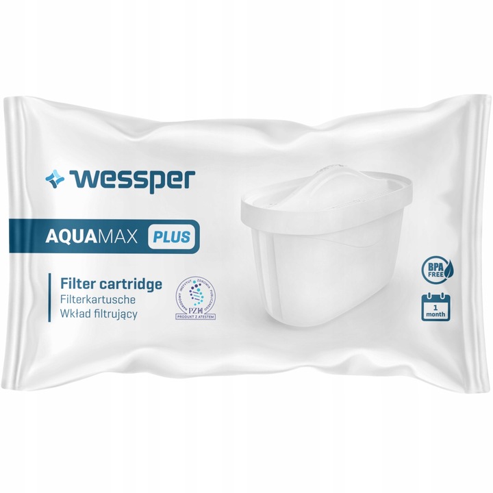 Szűrőkészlet Aquamax szűrőkancsóhoz, Wessper, 4 db, 200L