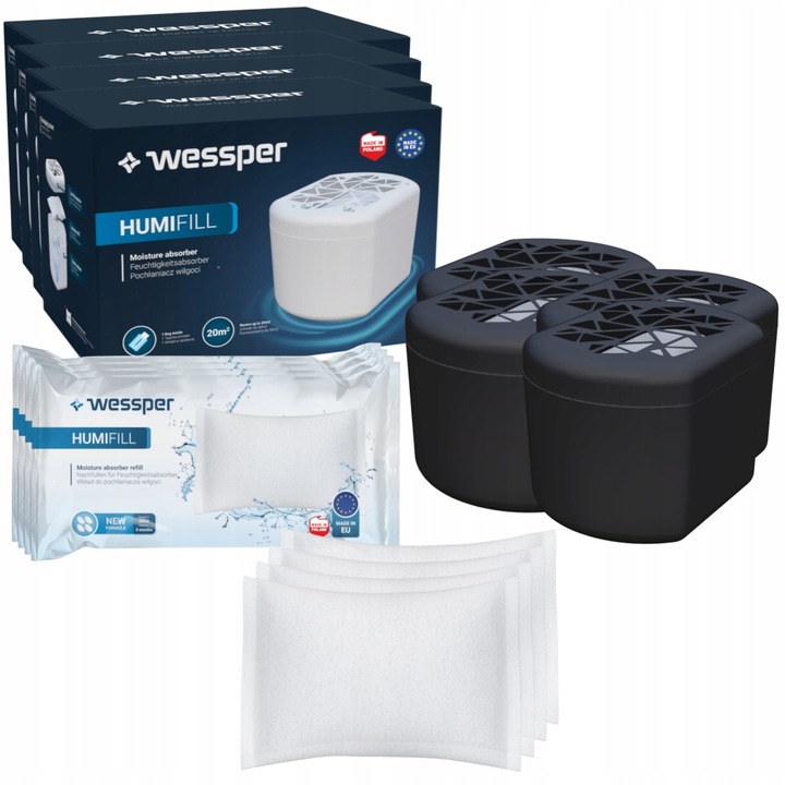 Set 2x Rezerve Absorbant Umiditate, Artemis, Lavanda/Citrice, 10x10x3,8cm pentru Dezumidificator