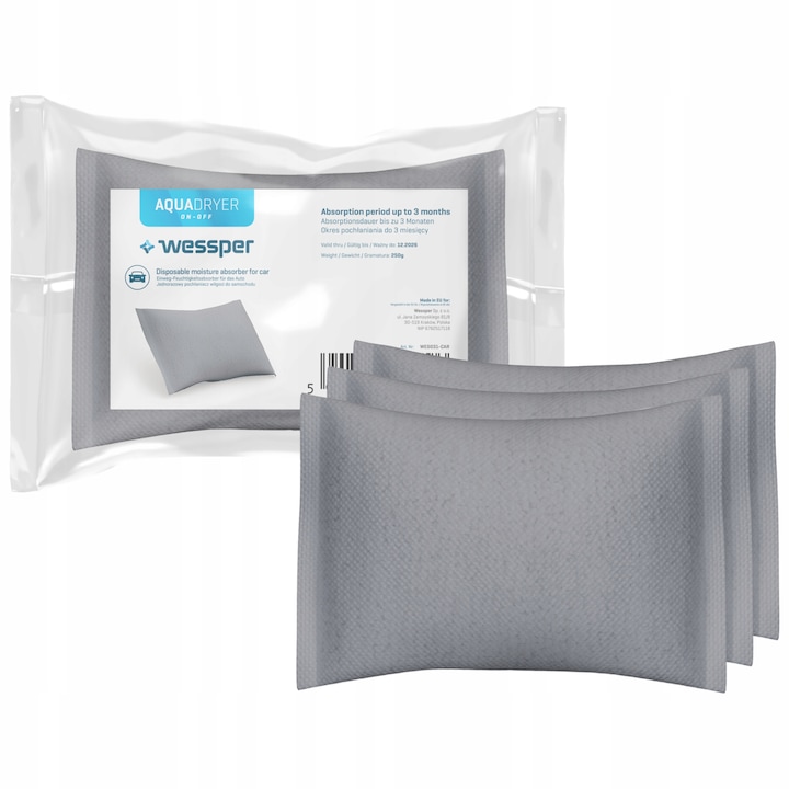 Set absorbante umiditate, Aquafloow, 5x500g