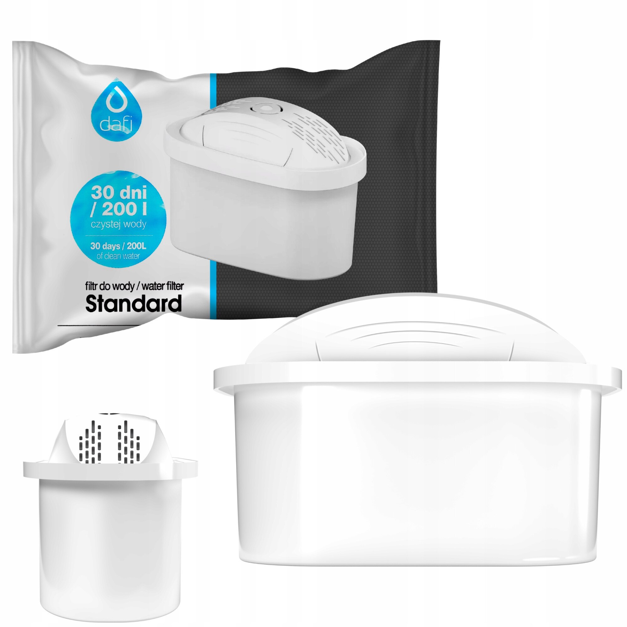 FILTRO DE AGUA DAFI UNIMAX Pack 2+1 (compatible con Brita Maxtra