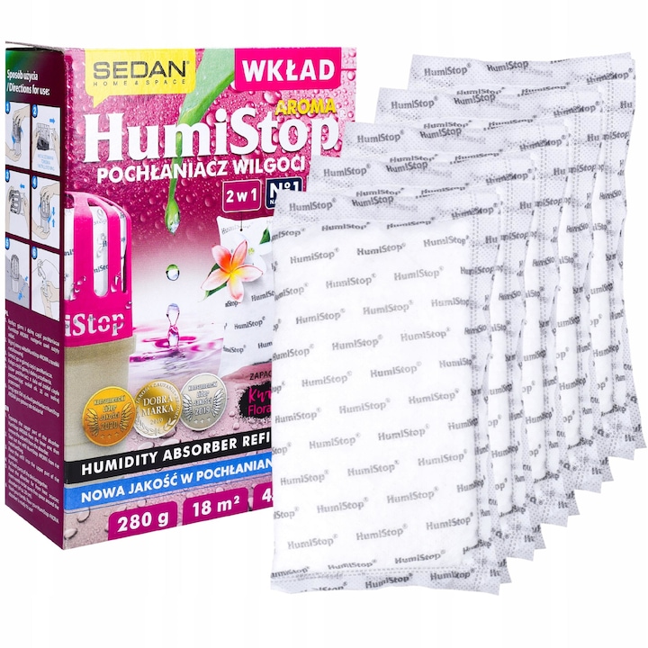 Absorbant umiditate Wessper, 15 rezerve, alb, 15x250g