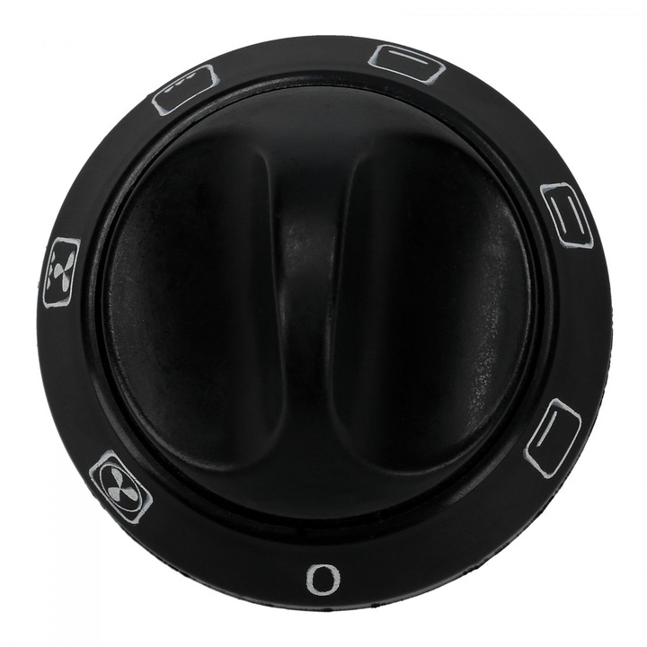 Buton pentru aragaz si cuptor, Compatibil cu Mastercook, 4.9 cm, Negru