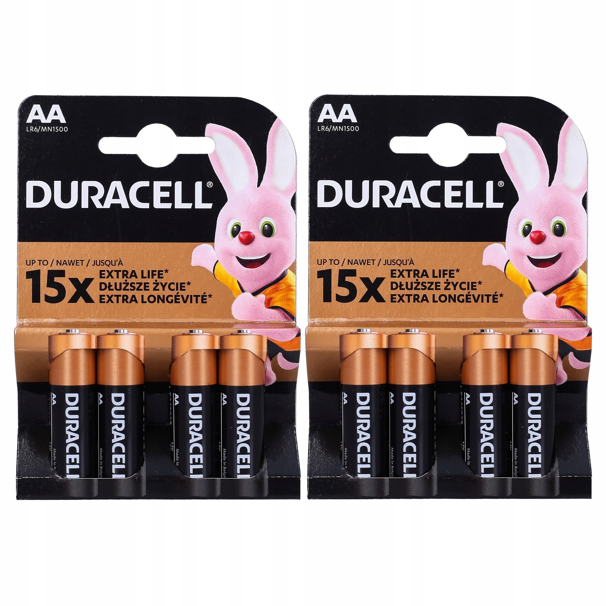 Set 8 baterii AA, Duracell, LR6 LR06 R6, DURALOCK, 280 mAh, 1.5V - eMAG.ro