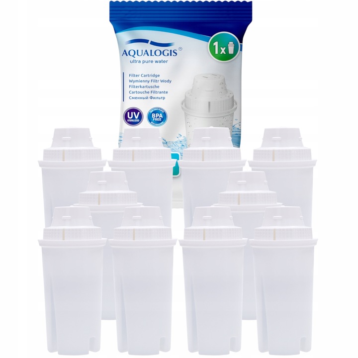Filtru de apa, Aqualogis, 10buc, Pentru Brita/Aquaphor