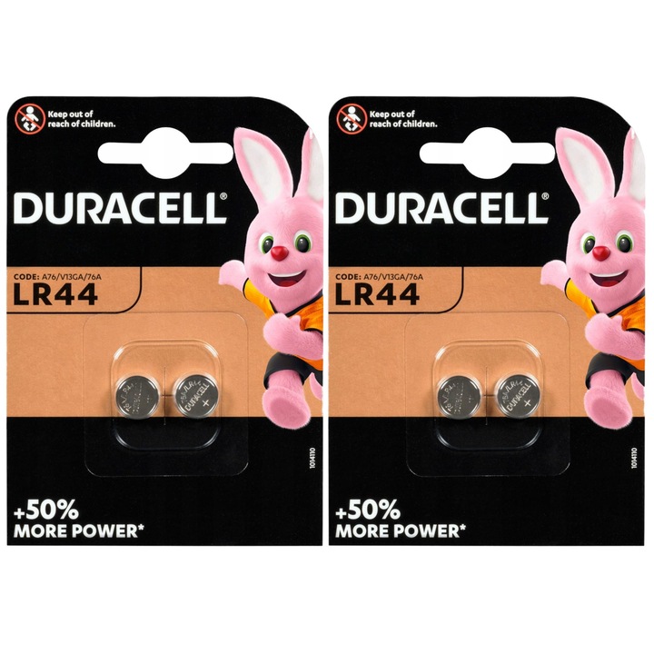 Elem készlet 4 db, Duracell, 150 mAh, 1,5 V