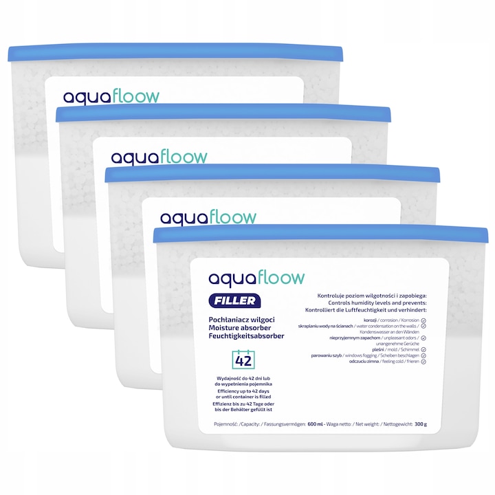 Set 16 rezerve absorbant umiditate Sillar, 16 x 250 g, universale, pentru diverse incaperi