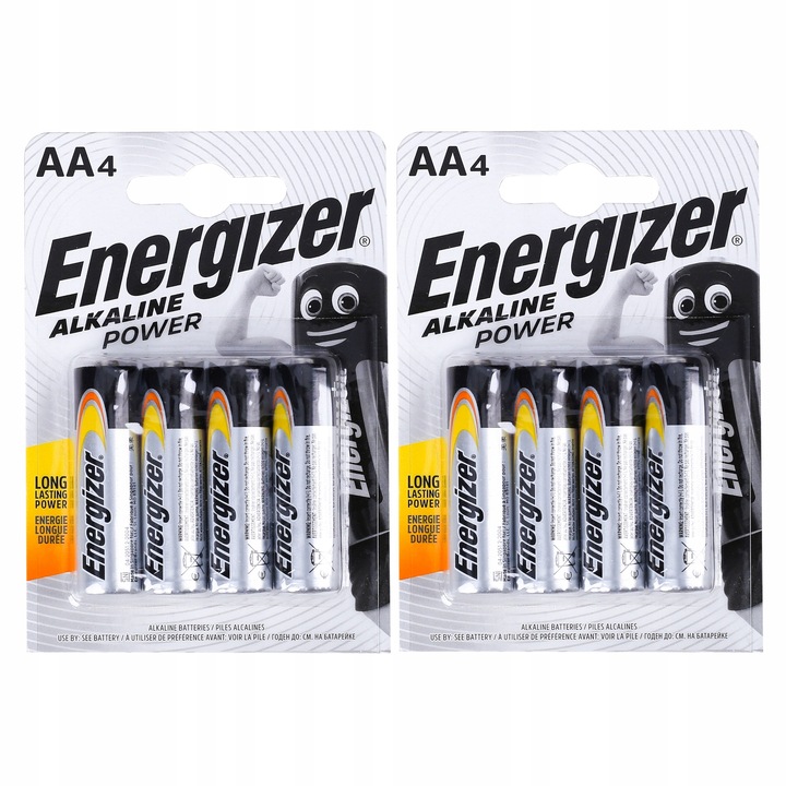 Baterii AA (R6), Energizer, 1.5 V, 2900 mAh, 8 buc.