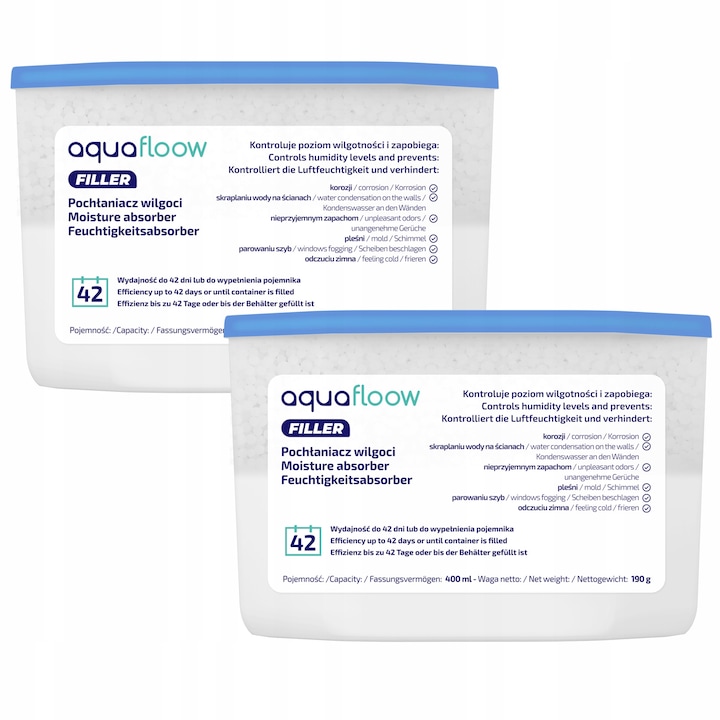 Absorbant umiditate Rubson Aero 360, reincarcabil, fără fir, dubla evacuare