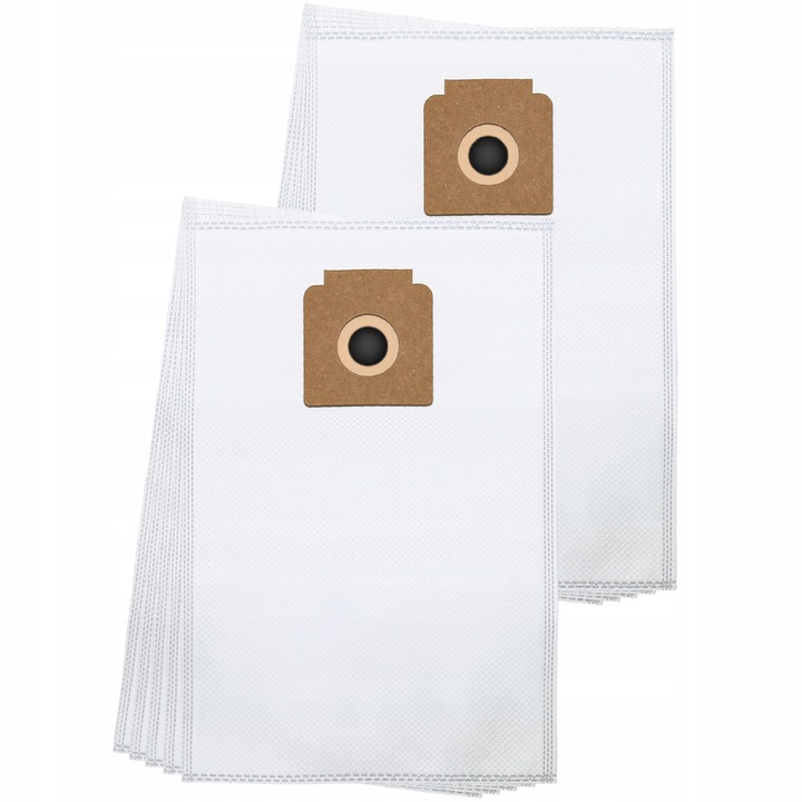 10 db porszívózsákos készlet, Karcher T 71 T 7/1 T 8/1L T 9/1 T 10/1, fehér