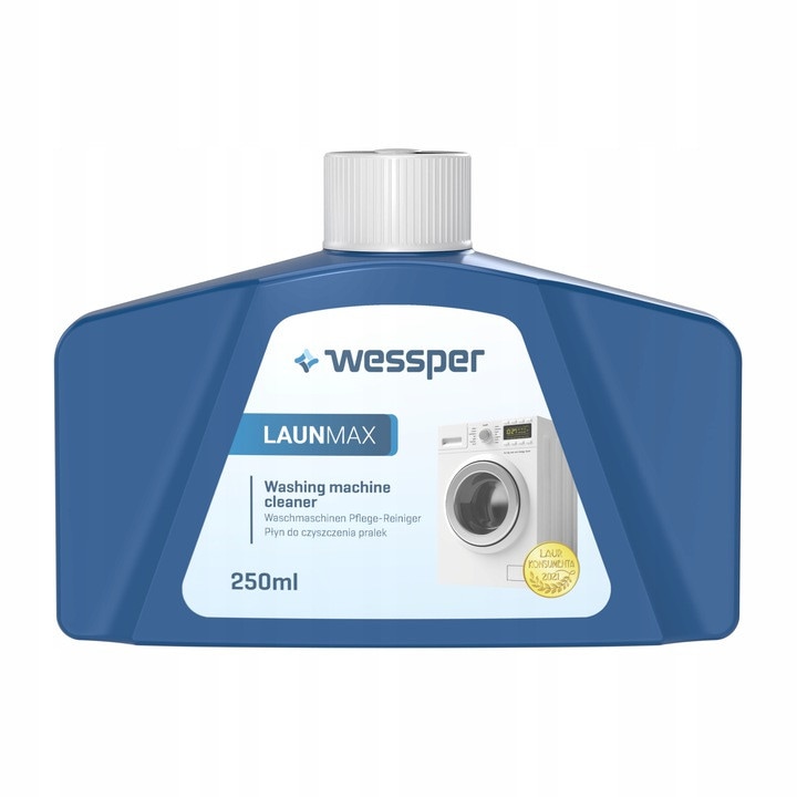 Pachet 4 buc solutie de curatare pentru masina de spalat, Wessper, Lamaie, 4 x 250 ml