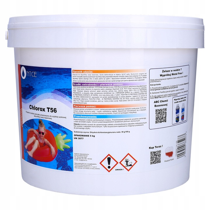 Tablete de clor pentru piscina, Ntce, 5kg