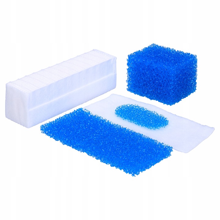 Set 5 filtre aspirator, Pentru Thomas Twin TT/T1/T2, HEPA, Albastru