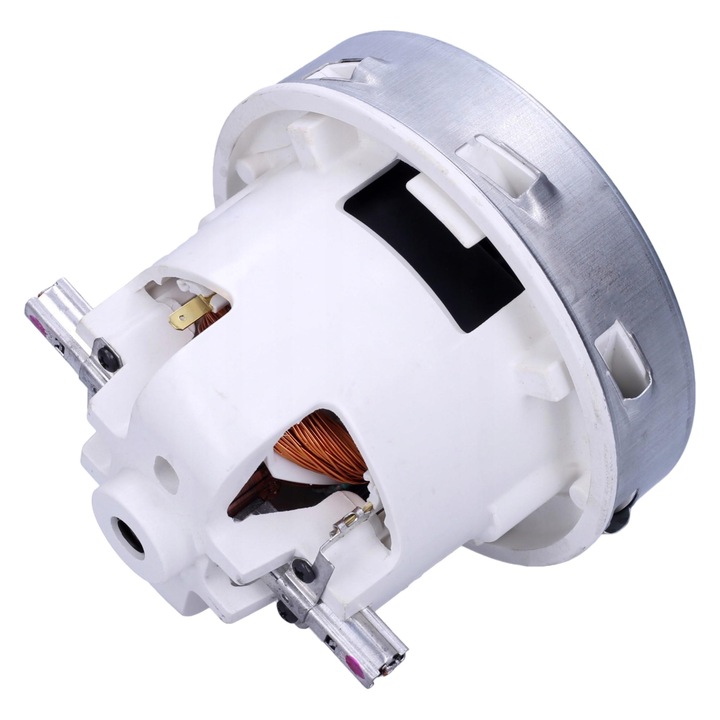 Motor pentru aspirator, Ametek, Pentru 1200W, Compatibil cu KARCHER/FLEX/Profi, Alb/Argintiu
