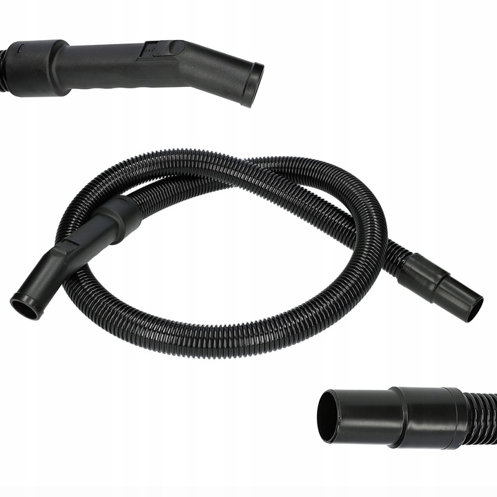 Furtun aspirator, AJS, Compatibil cu Zelmer Meteor 400ET 400EQ, Negru