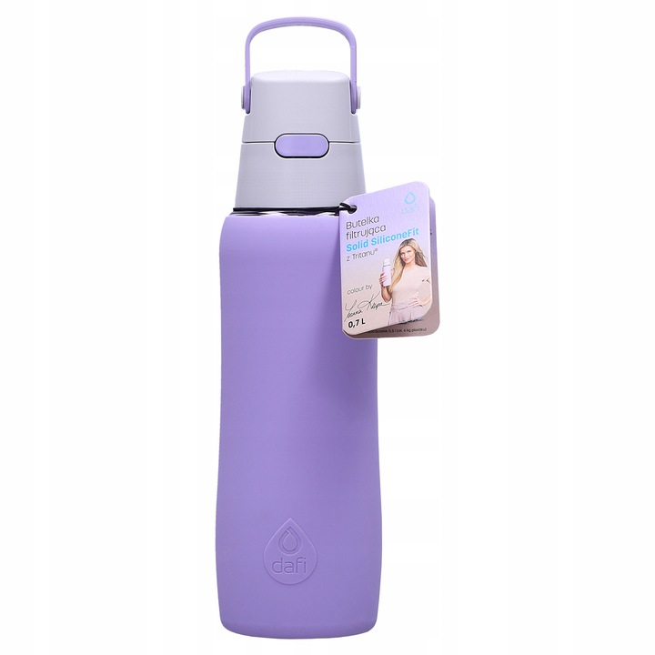 Филтърна бутилка, Dafi Solid 0.7L, лавандула, с оригинален филтър