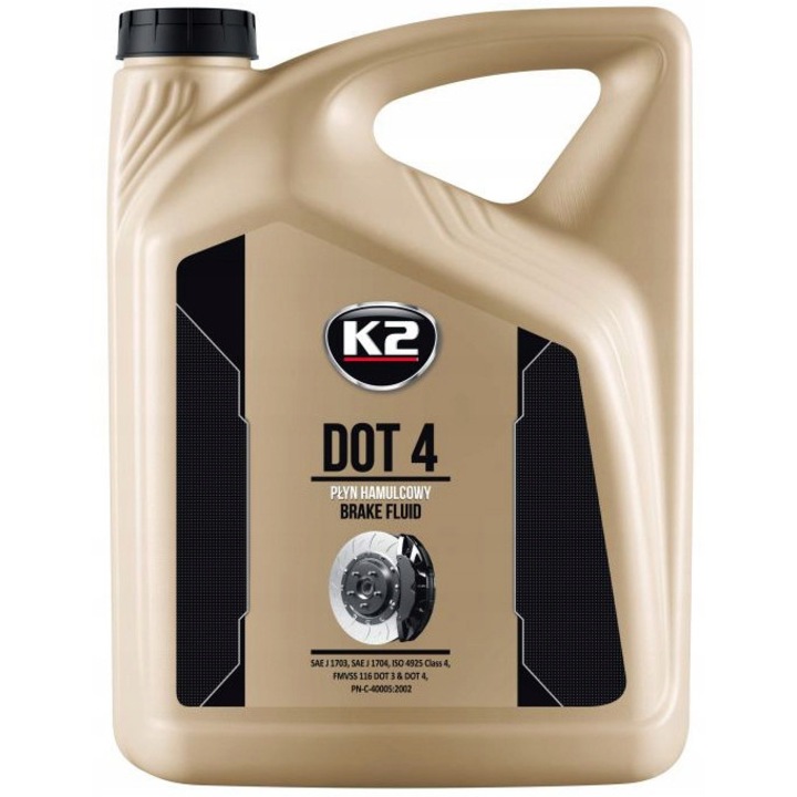 Lichid de frana K2, sintetic, pentru temperaturi scazute, 5L