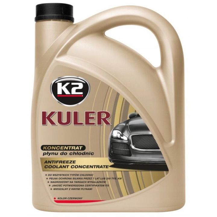 Течен концентрат за охлаждане, K2, червен, 4L