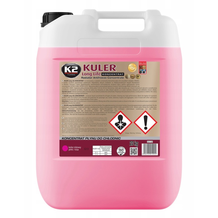 Радиаторна течност концентрат, K2, 20 кг
