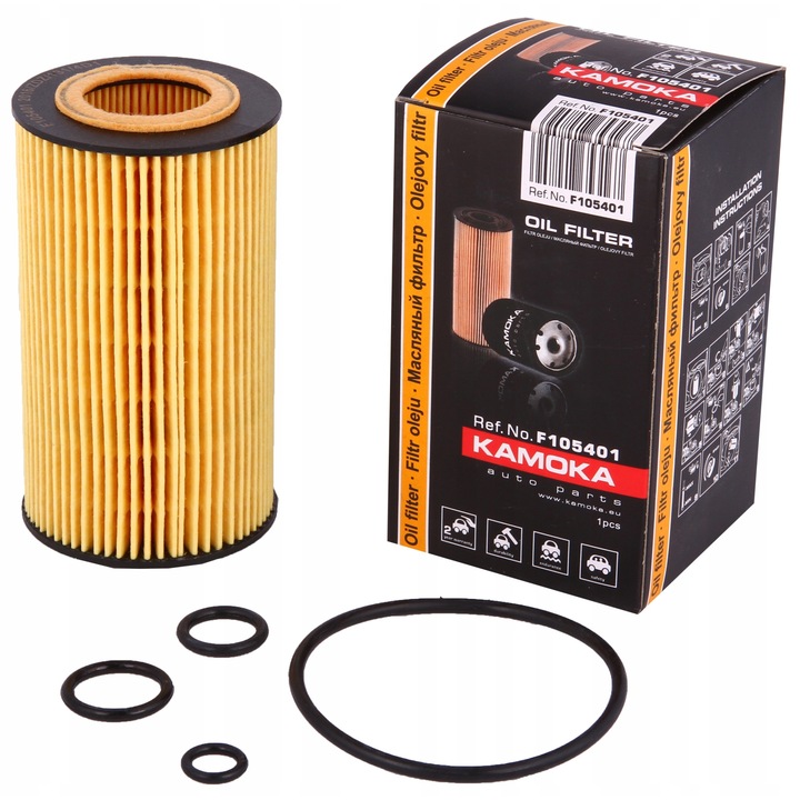 Filtru de ulei, Kamoka, F105401, Galben