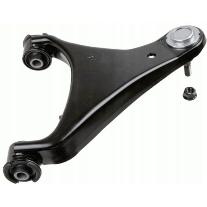 Lengőkar 38227 01, LEMFORDER, Fekete