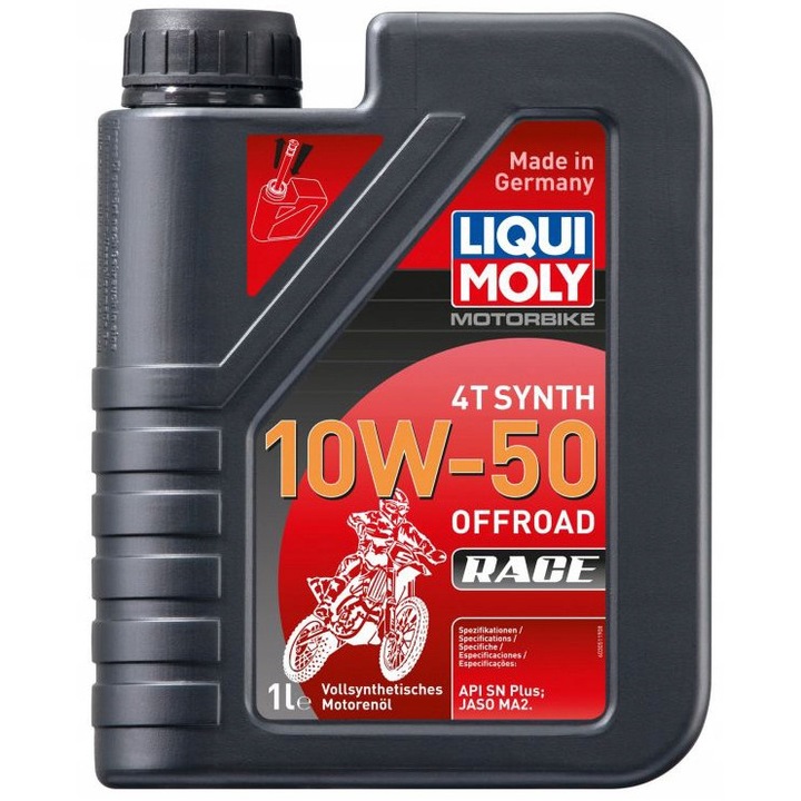 Ulei motor Liqui Moly MOTORBIKE 4T SYNTH OFFROAD RACE, 10W50, 1L