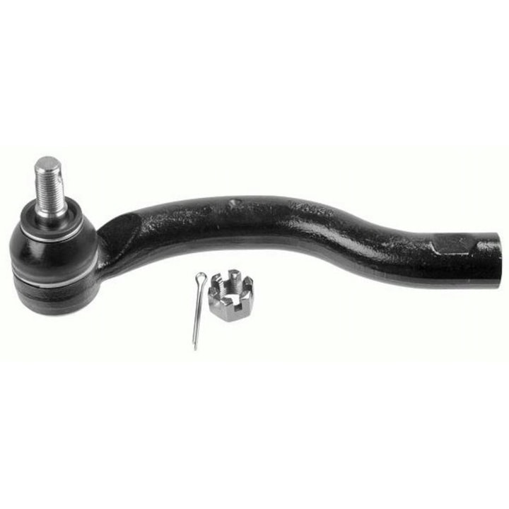 Rúdfej, Lemforder, Modell 3709301, 195 mm, ezüst/fekete