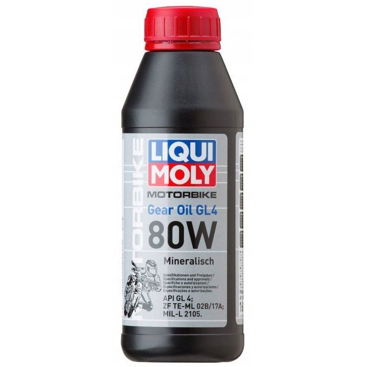 Luk sebességváltó olaj, MOTORBIKE GEAR OIL GL4 80W, 500ml