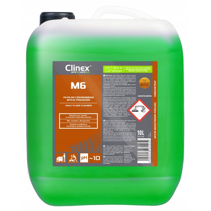 Solutie de curatare pardoseli Clinex, 10L