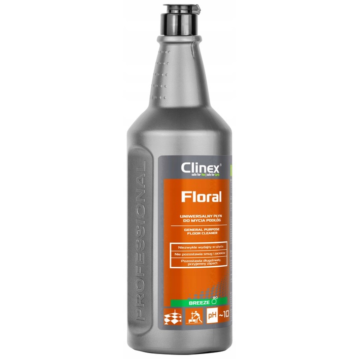 Padlótisztító, Clinex, Floral Breeze, Csíkmentes, 1 L