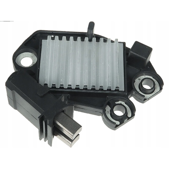 Feszültségszabályozó ARE3037, AS-PL, fém, fekete