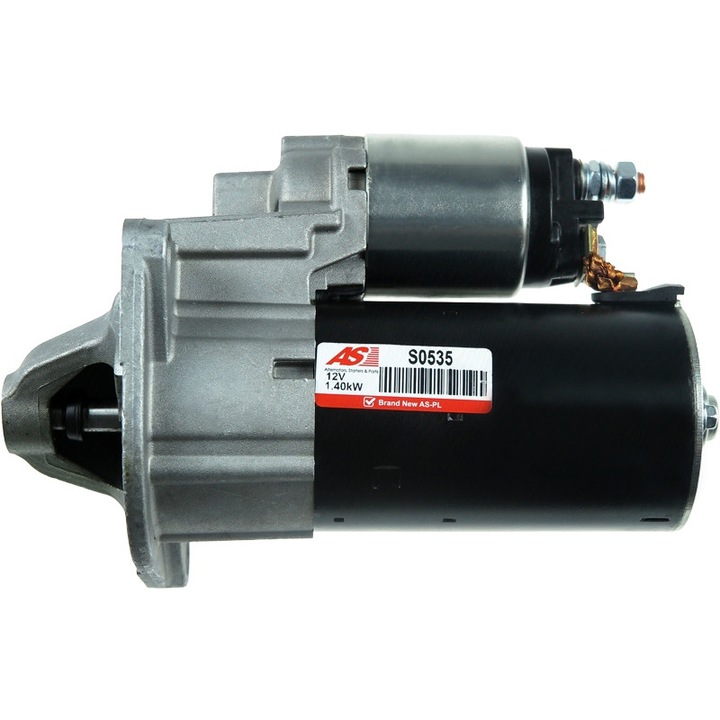 Indító S0535, AS-PL, fém, fekete