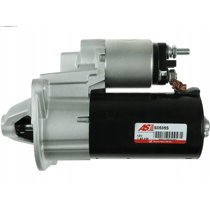 Indító S0535S, AS-PL, fém, fekete