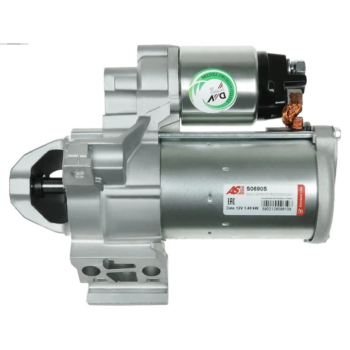 Indító S0690S, AS-PL, fém, fekete