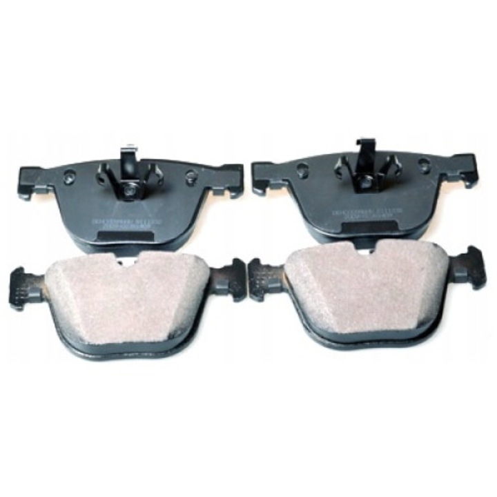 4db fékbetét készlet, Denckermann, B111232, fekete