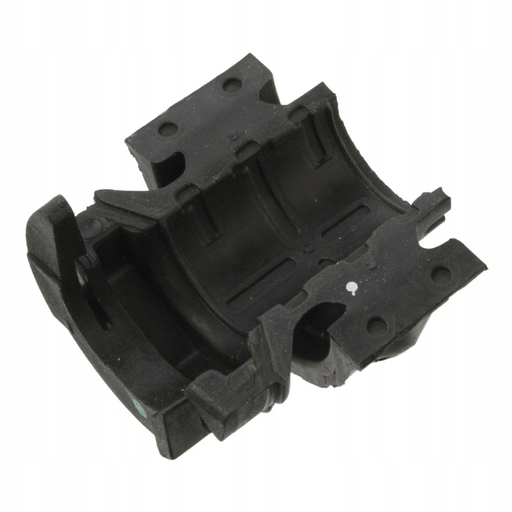 Stabilizátor persely, Febi Bilstein, Gumi, 57 mm, Fekete