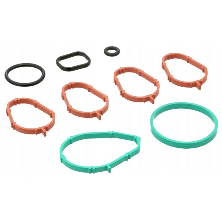Szívócső tömítés készlet, ELRING, 728.670, Többszínű